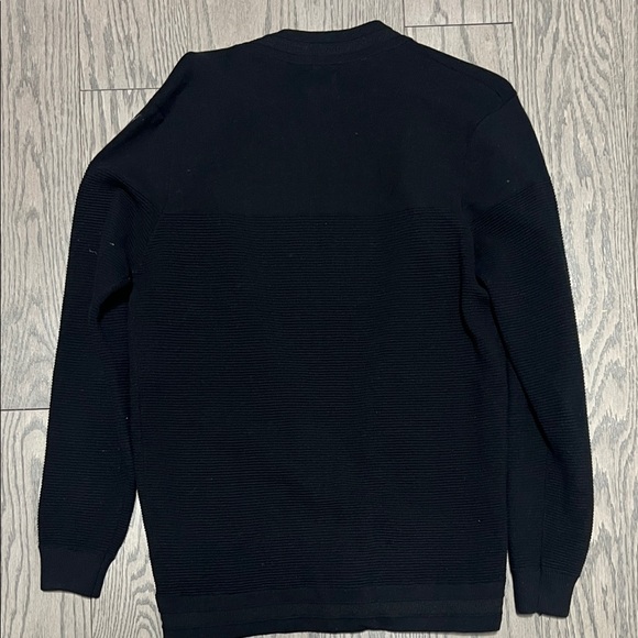 Zara Men's Black Zip Sweater - Picture 3 of 3